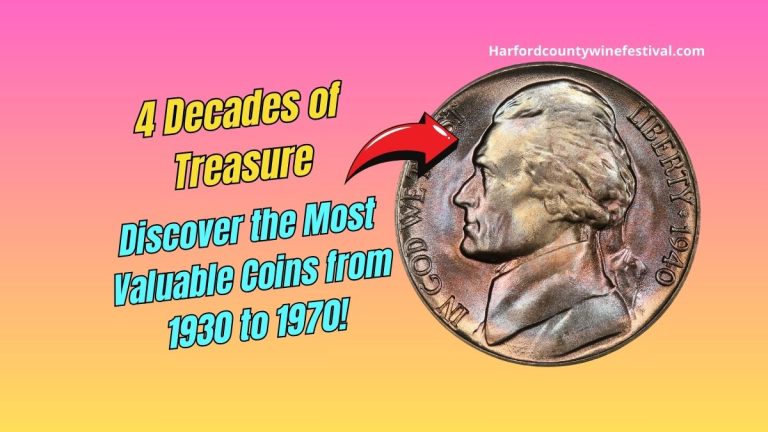 4 Decades of Treasure: Discover the Most Valuable Coins from 1930 to 1970!