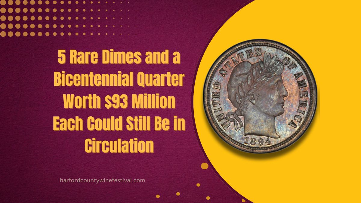 5 Rare Dimes and a Bicentennial Quarter Worth $93 Million Each Could Still Be in Circulation