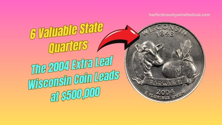 6 Valuable State Quarters: The 2004 Extra Leaf Wisconsin Coin Leads at $500,000