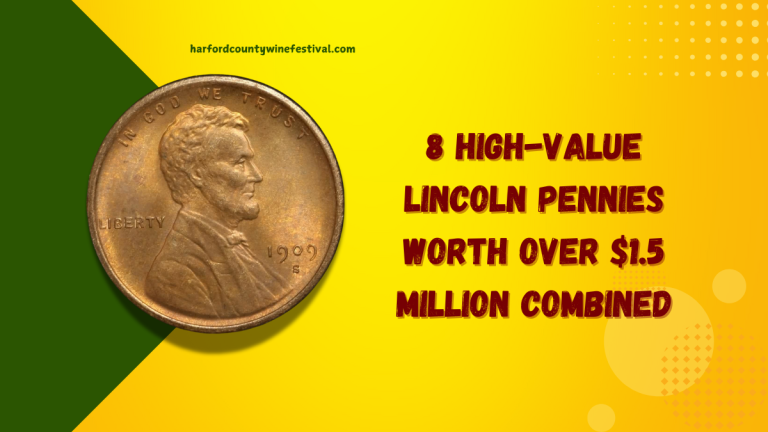 8 High-Value Lincoln Pennies Worth Over $1.5 Million Combined