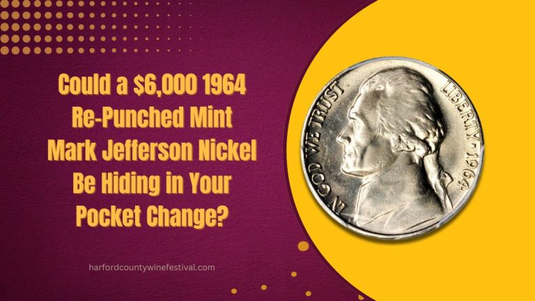 Could a $6,000 1964 Re-Punched Mint Mark Jefferson Nickel Be Hiding in Your Pocket Change?