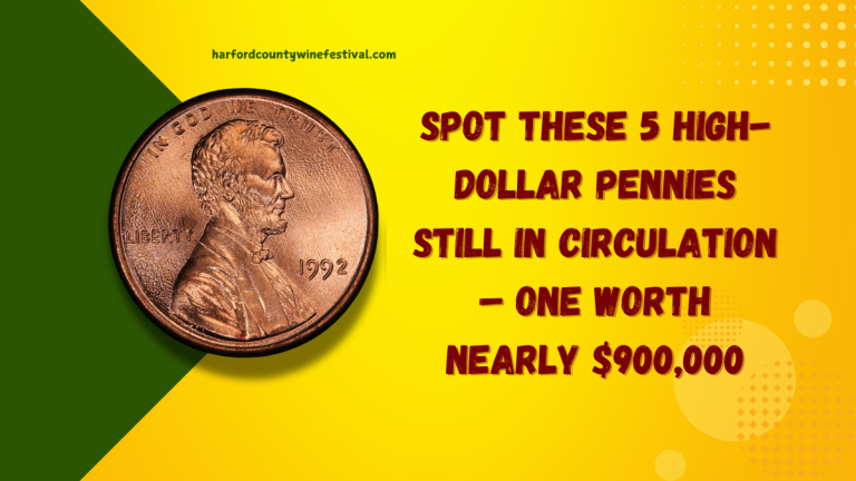 Spot These 5 High-Dollar Pennies Still in Circulation – One Worth Nearly $900,000