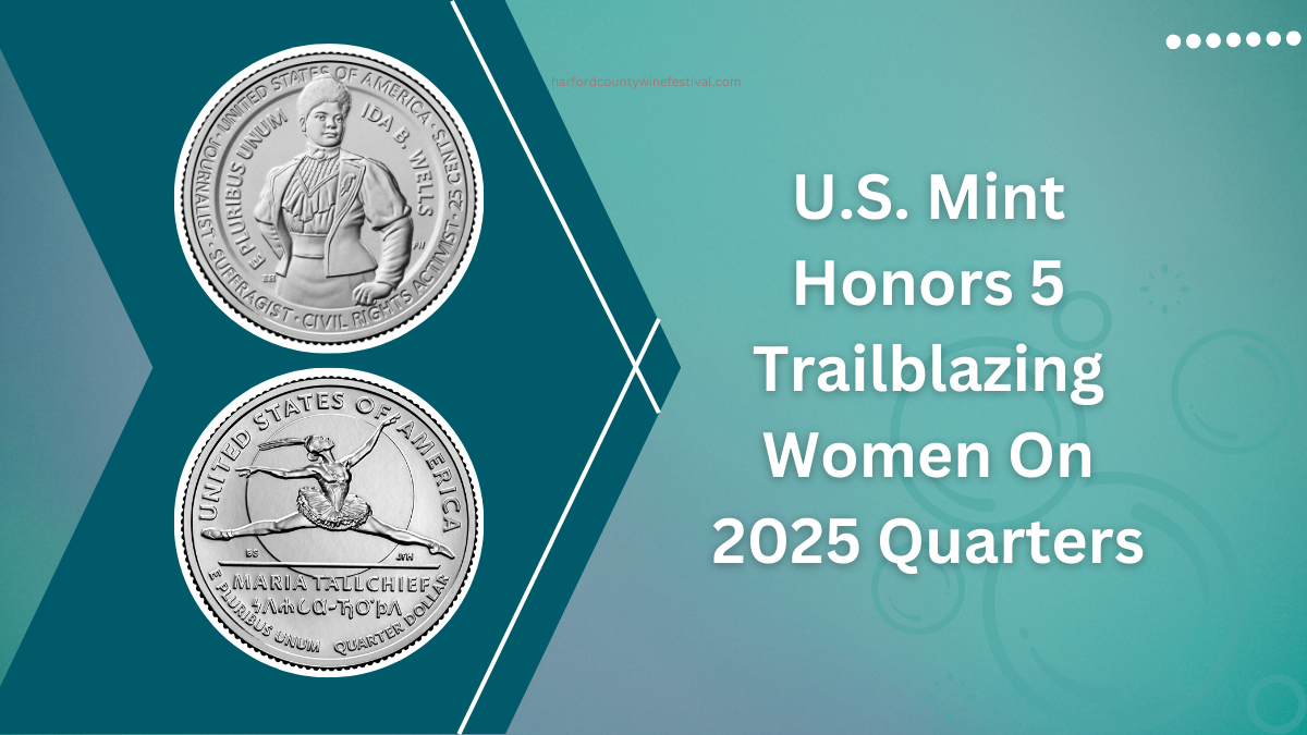 U.S. Mint Honors 5 Trailblazing Women On 2025 Quarters