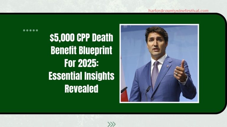 Discover The Enhanced $5,000 CPP Death Benefit Blueprint For 2025: Essential Insights Revealed